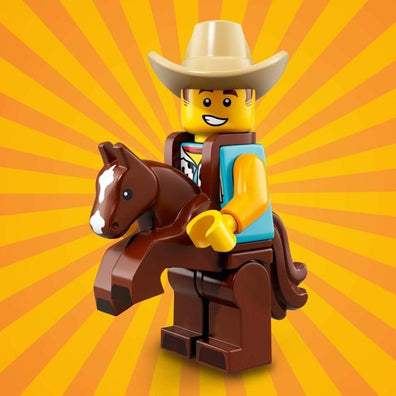 LEGO Minifigure-Cowboy Costume Guy-Collectible Minifigures / Series 18-COL18-15-Creative Brick Builders